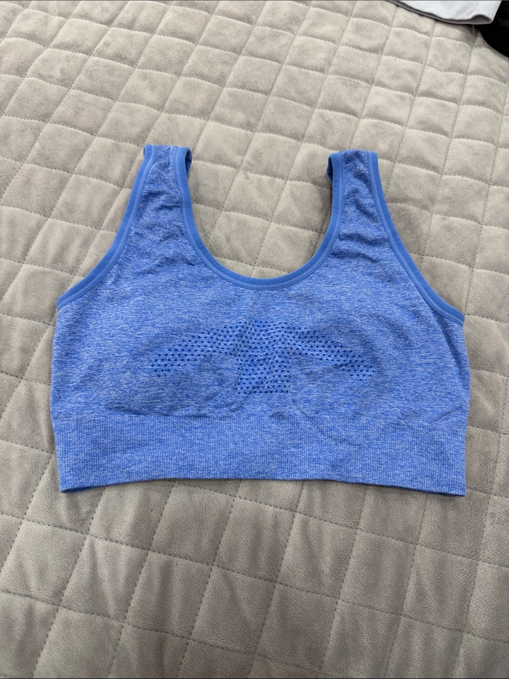 Blue Seamless Comfort Sports Bra - Women Intimates & Sleepwear
